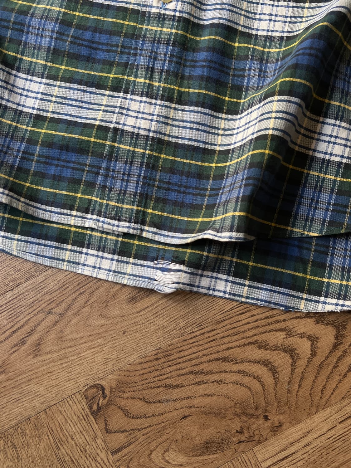 [3XL]90's L.L.Bean USA 엘엘빈 오버핏 타탄체크 셔츠 상품이미지6