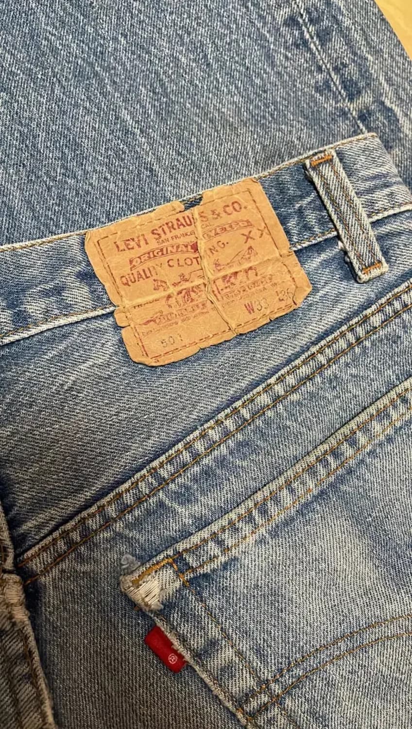 USA 80s, 리바이스 501 데님 팬츠 블랭크탭  상품이미지7