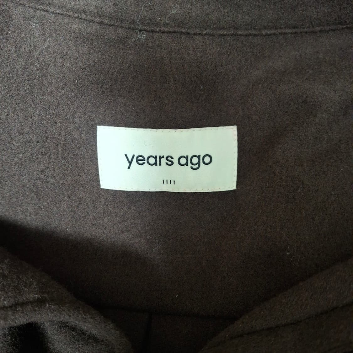 [4] 이얼즈어고 울 캐시미어 셔츠 자켓 브라운 상품이미지8