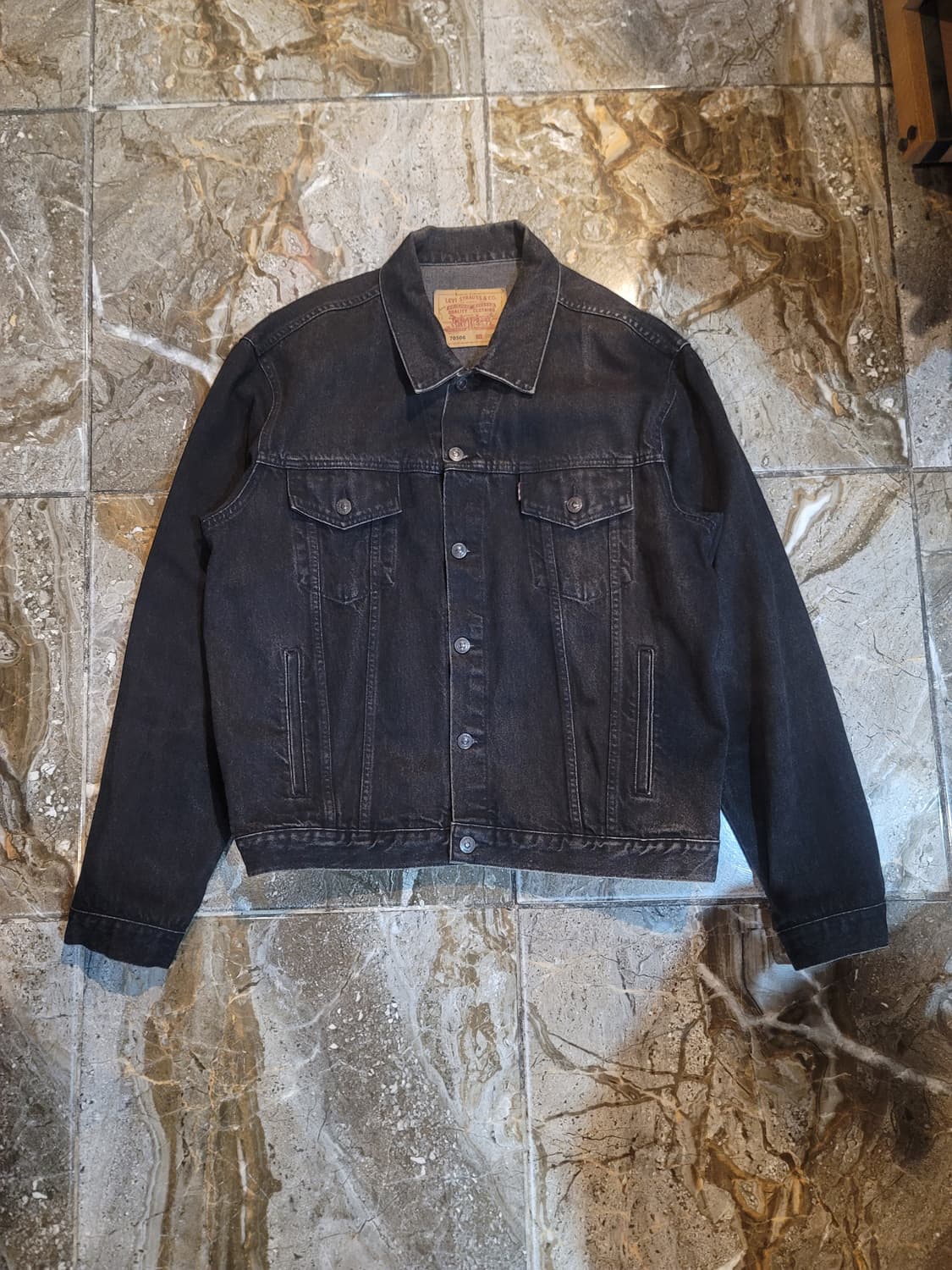 90's~ 리바이스 흑청 3세대 데님자켓  상품이미지1