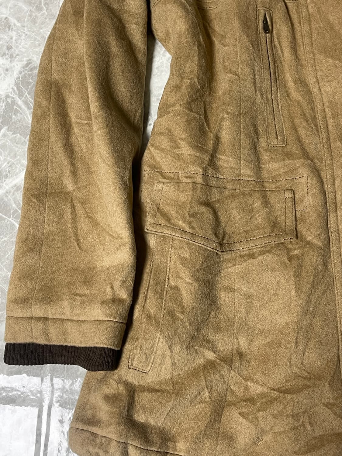 (Japanese vintage)suede fur jacket 상품이미지4