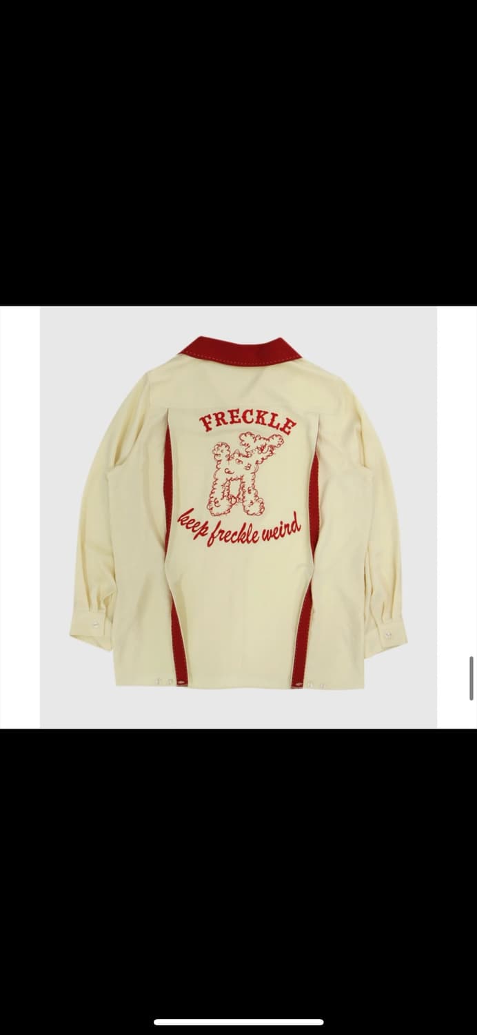 프레클 FRECKLE bowling shirt in yellow 상품이미지6