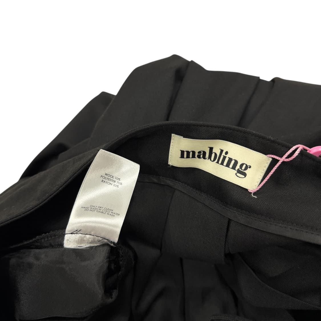 마블링 스커트 치마 블랙 상품이미지4