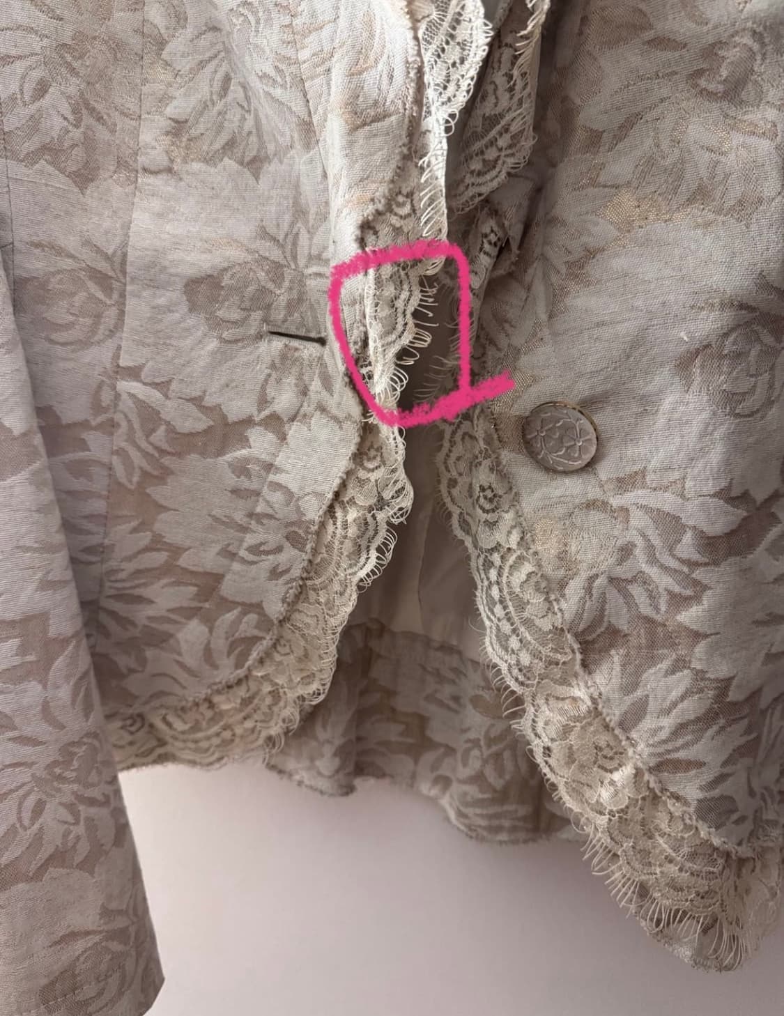 {서비스 증정} 빈티지 앤틱 페어리 플로럴 레이스 자켓 상품이미지2