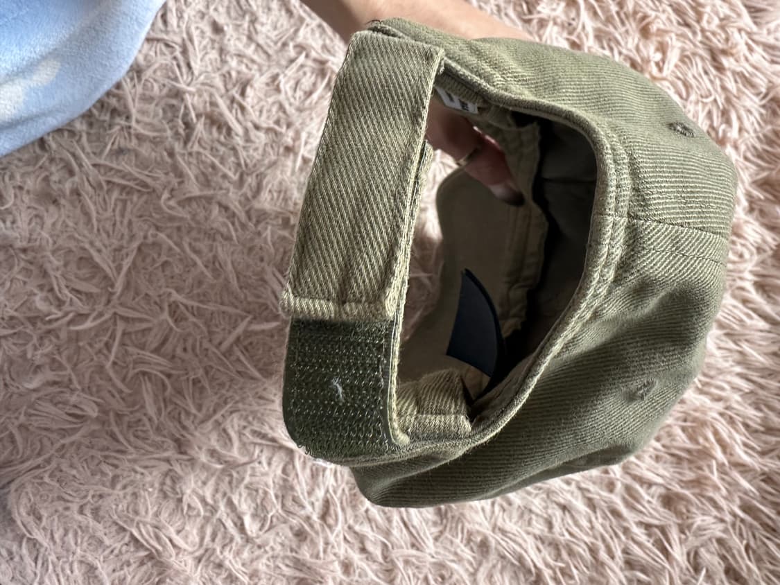 발렌시아가 디스트로이드 볼캡 카키 라지 상품이미지4