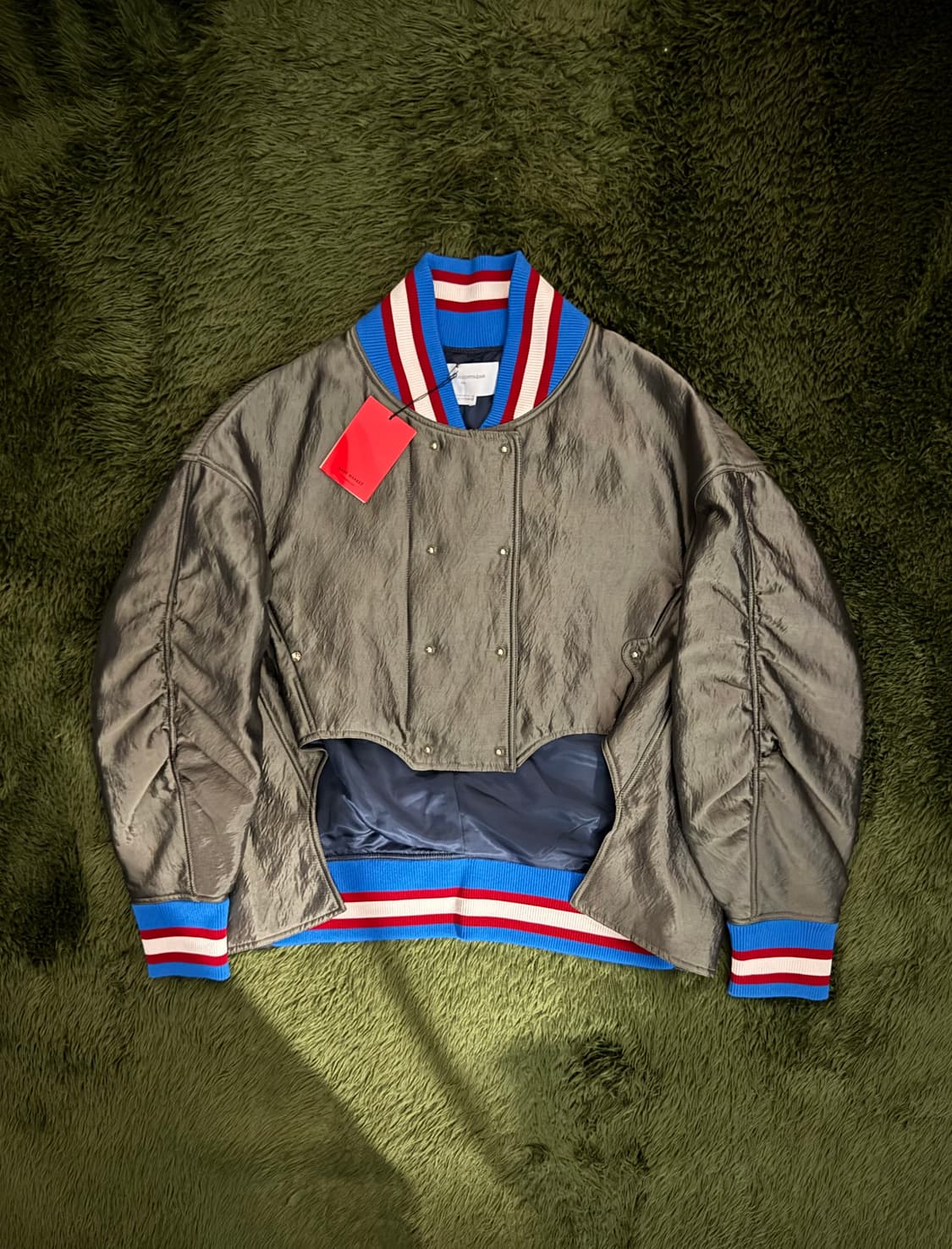 [36] Esteban Cortazar 에스테반 코르타자르 사틴 봄버 상품이미지1