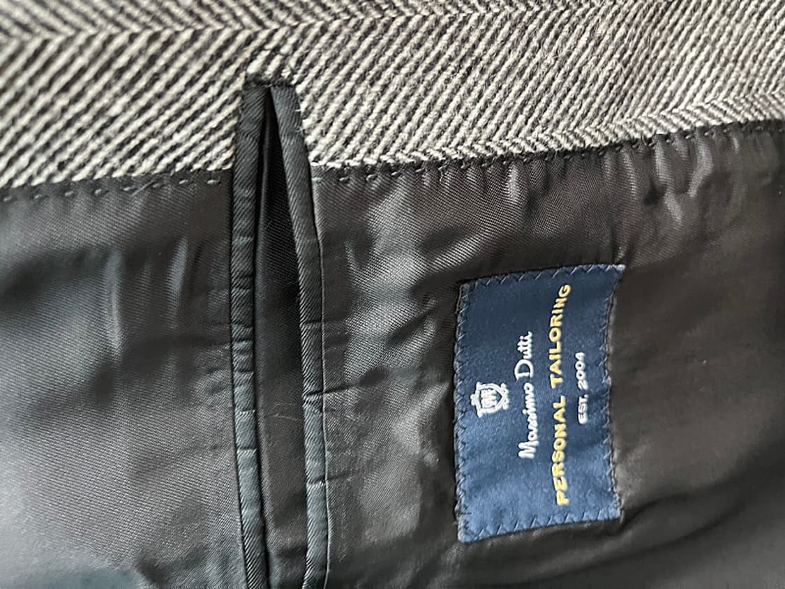 100-105) 마시모두띠 헤링본 울코트  상품이미지8