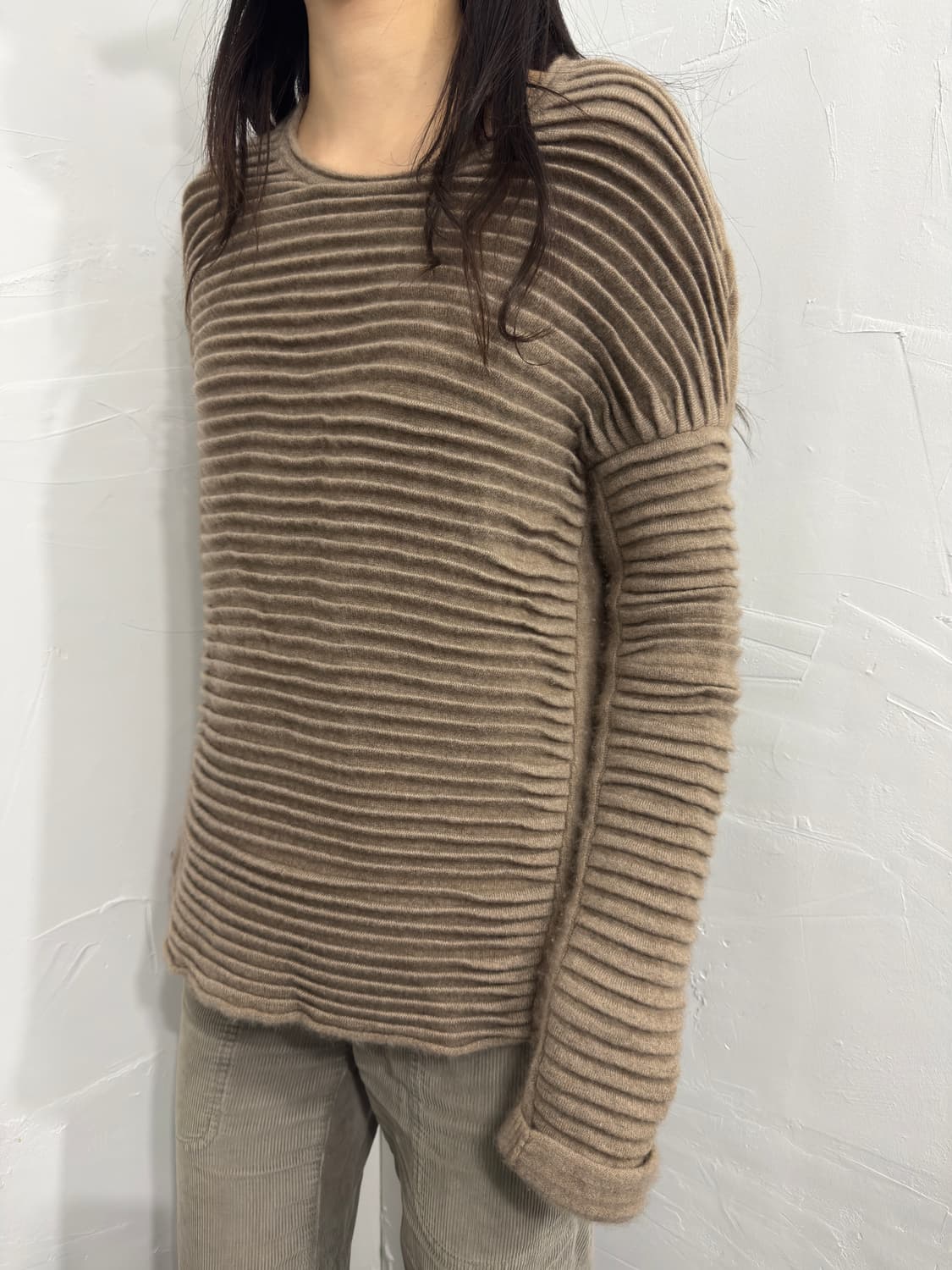 cashmere design knit top 상품이미지4