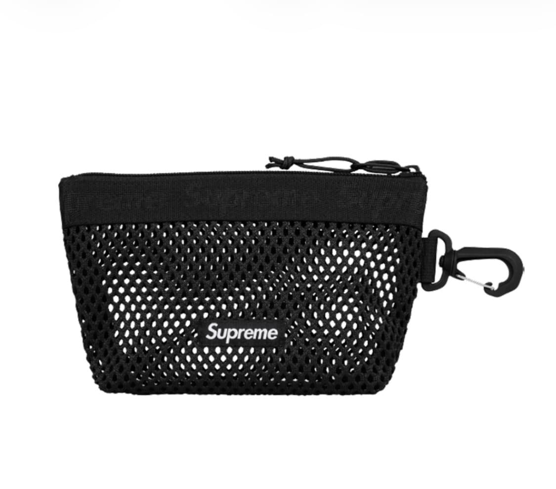 [OS] 슈프림 메쉬 미니 파우치 블랙 - 25SS 상품이미지1