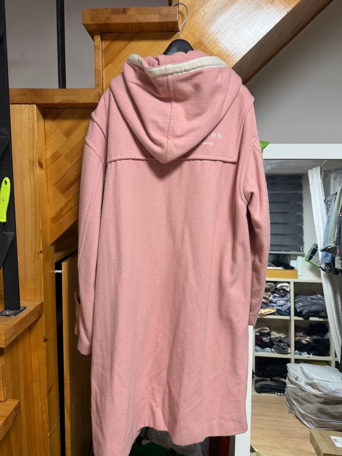 levarn 르반 더플코트 떡볶이코트 핑크 M 상품이미지2