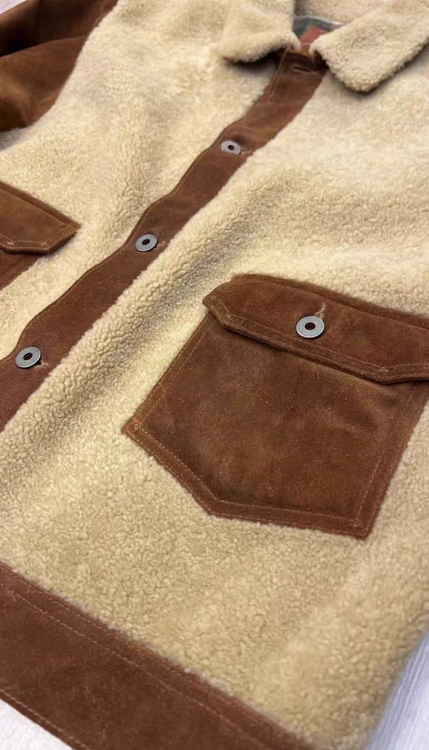 rrl 스웨이드 그리즐리 자켓 L 상품이미지4