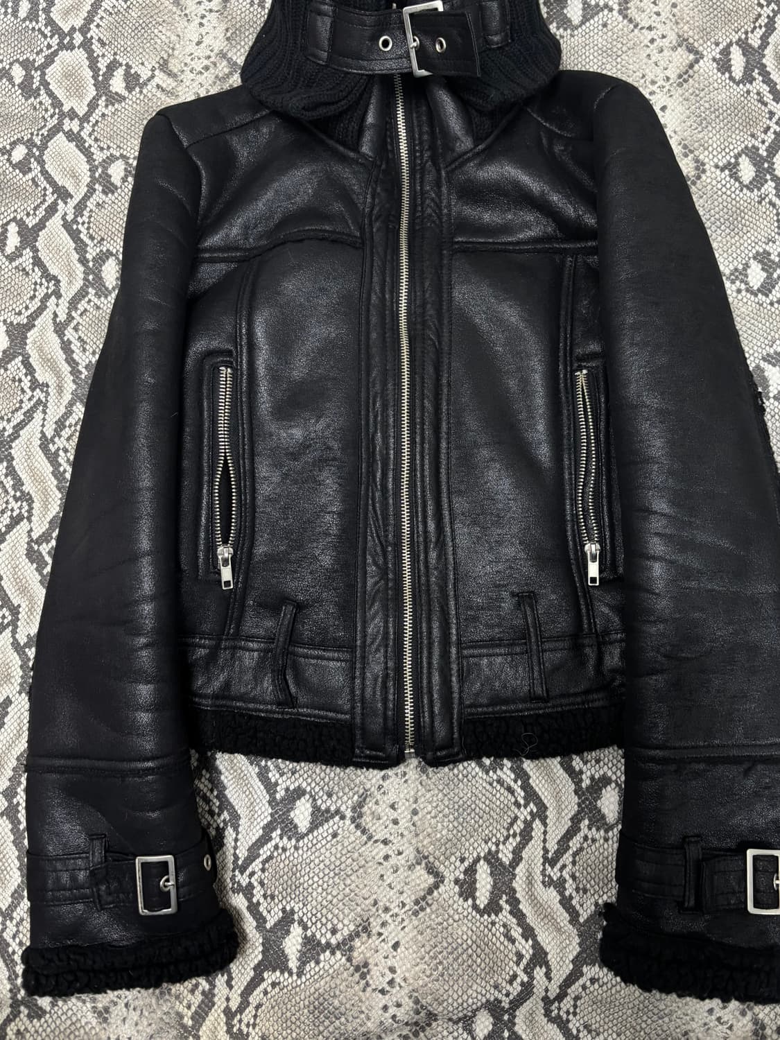 2000s High-Neck Buckle Mustang 상품이미지4