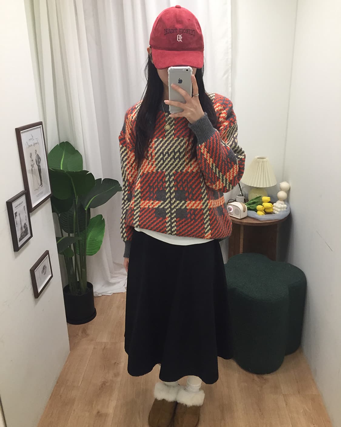 여성 라코스테 라운드 니트 100 상품이미지4