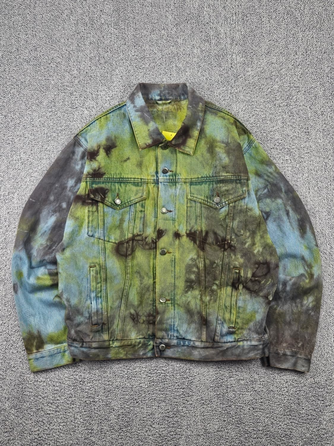 랭글러 데님 트러커 자켓 다잉 커스텀 ( XL추정 ) / 11879 상품이미지1
