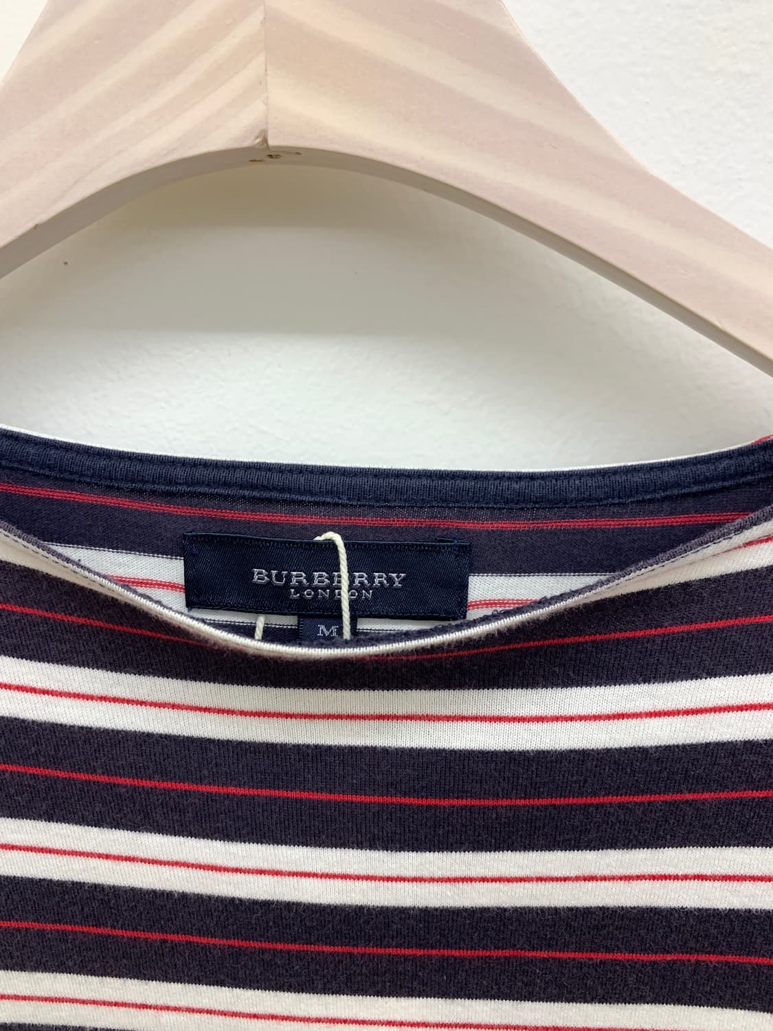 버버리 스트라이프 보트넥 티셔츠 burberry boatneck t 상품이미지2