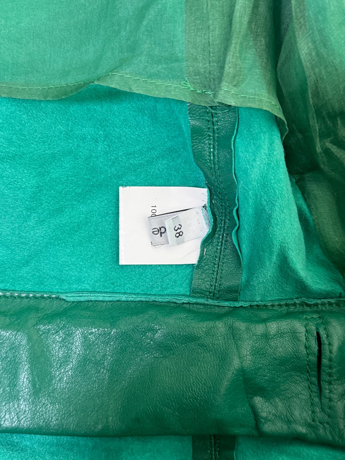 코스튬 내셔널 양가죽 벨티드 자켓 itlay 상품이미지9