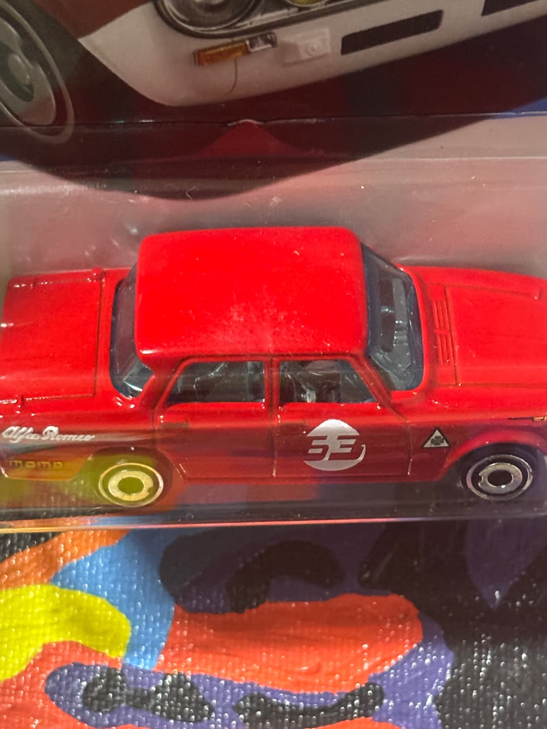 미개봉) 알파 로메오 줄리아 슈퍼 다이캐스트 핫휠 인테리어 소품 상품이미지9