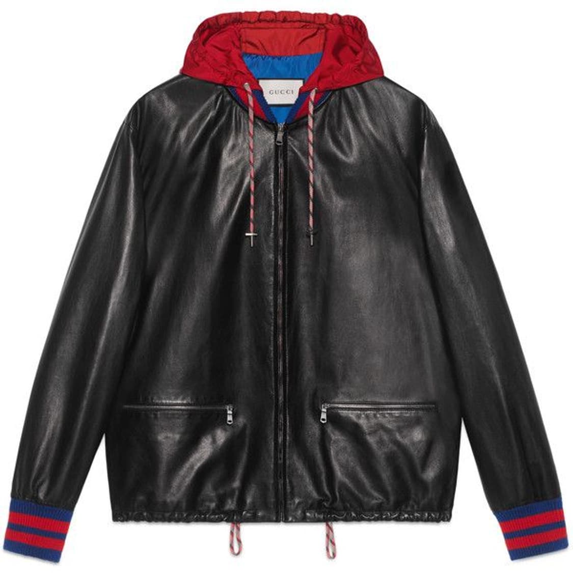 구찌 후드 레더 점퍼 상품이미지1