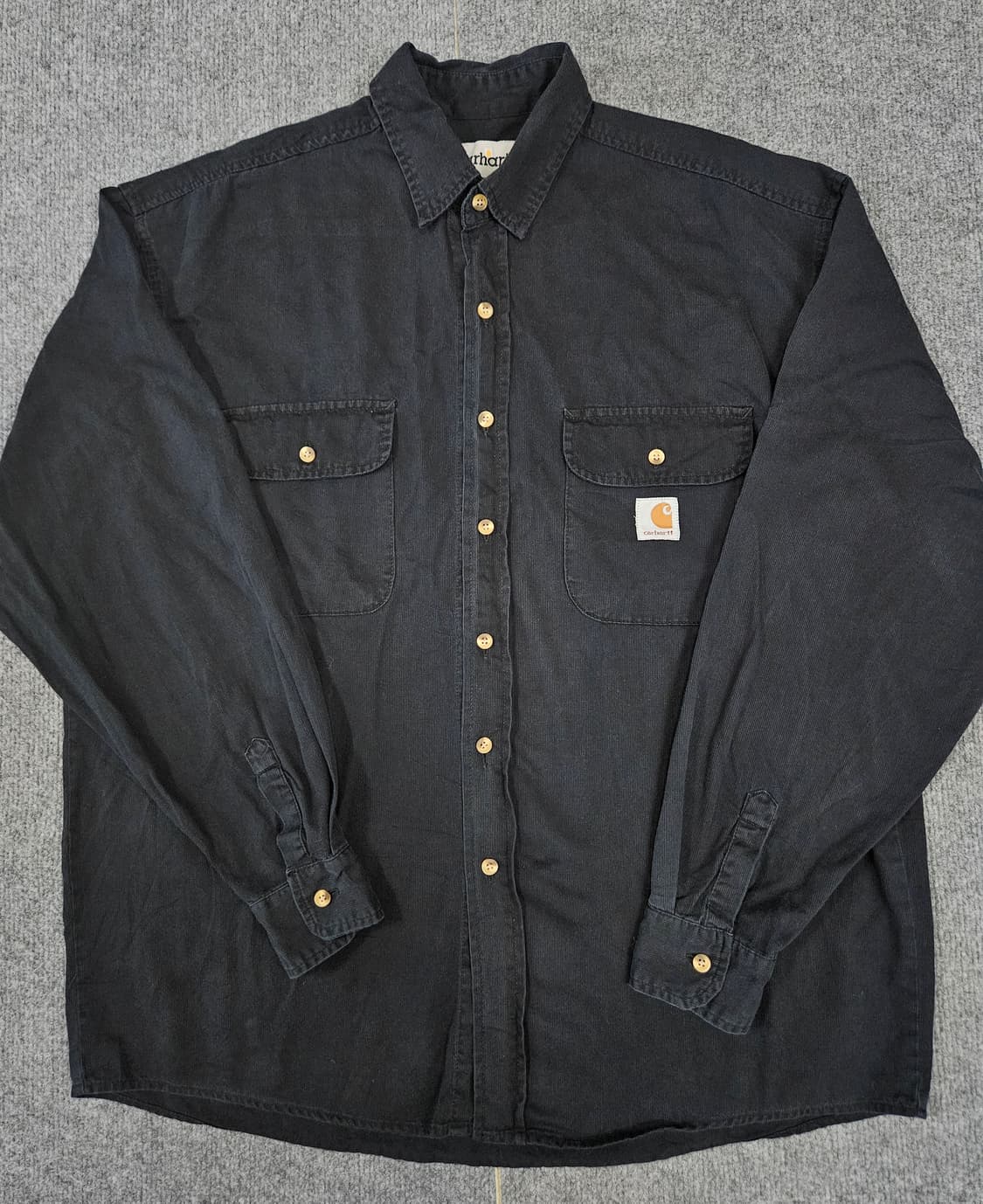 칼하트 네이비 워크 남방셔츠 급처 상품이미지1