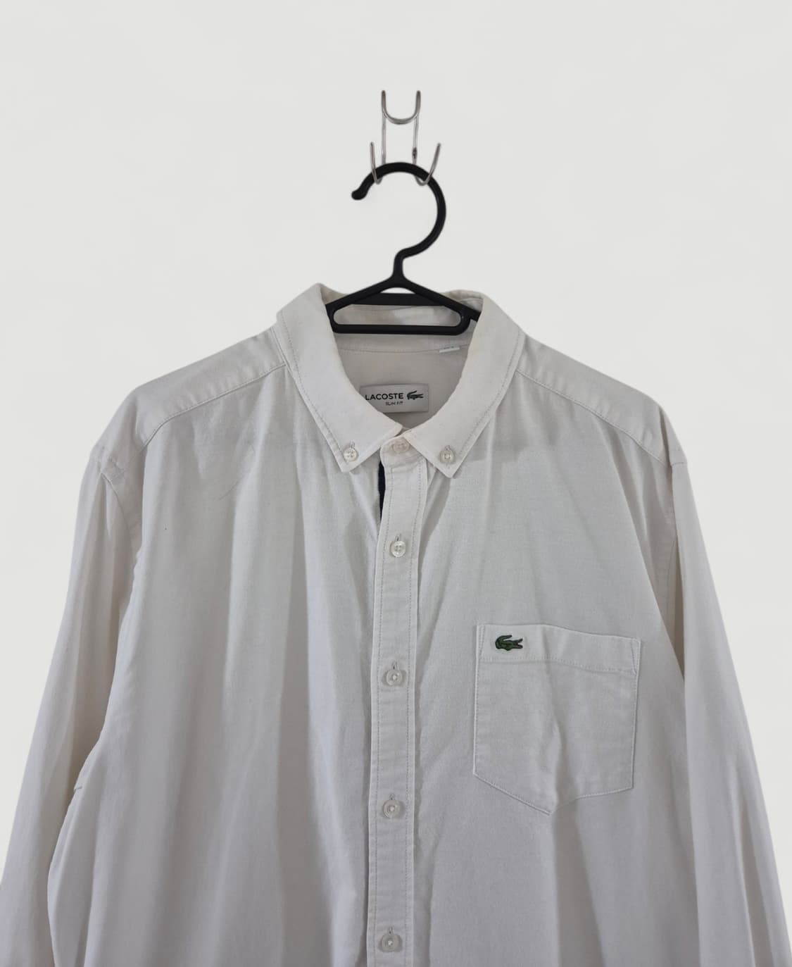 [105]라코스테 흰셔츠 긴팔 봄시즌 상품이미지1