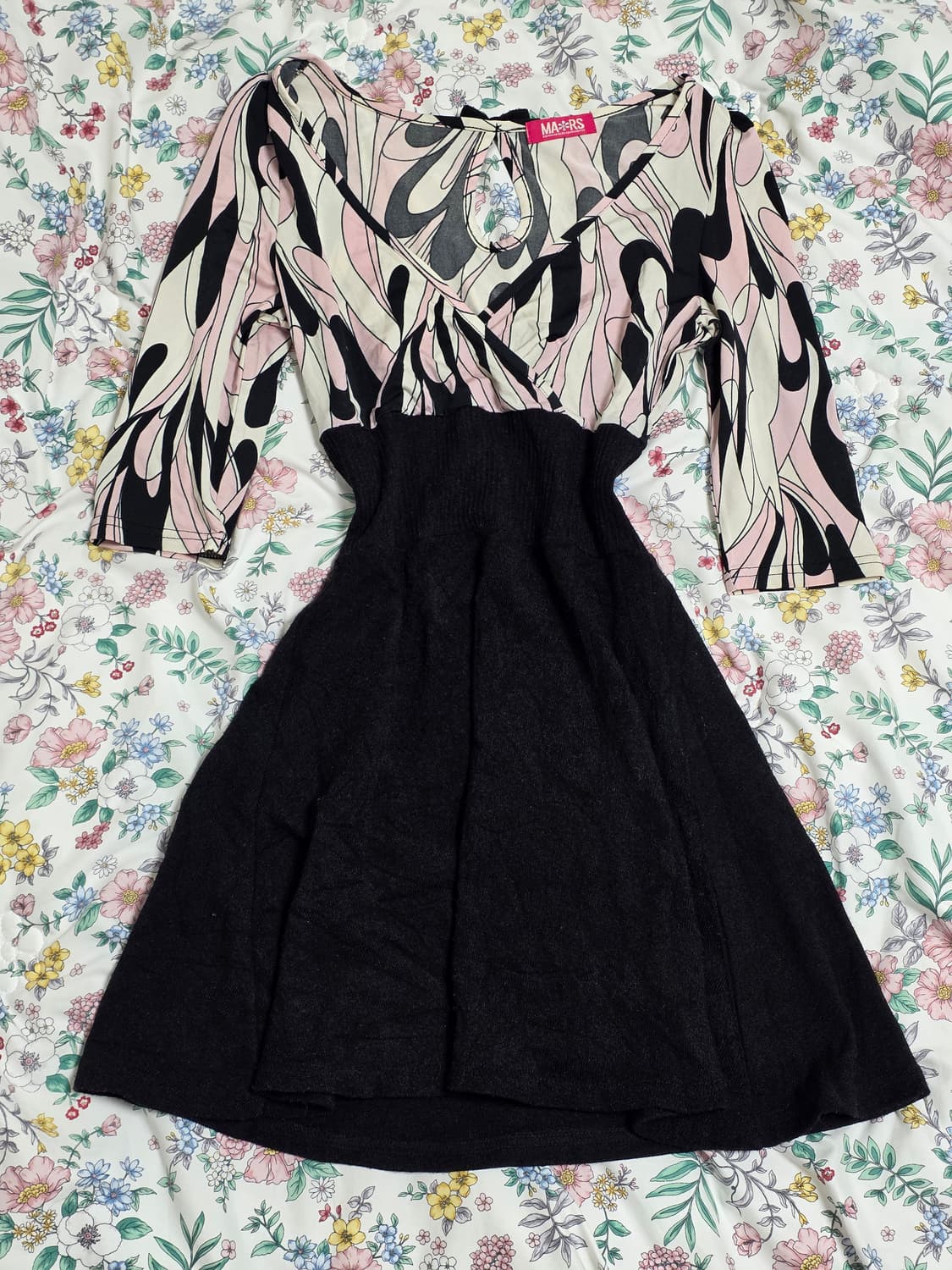 ma*rs 일본고전빈티지)00s 아게죠 오네갸루 리본 로맨틱섹시 원피스 상품이미지2