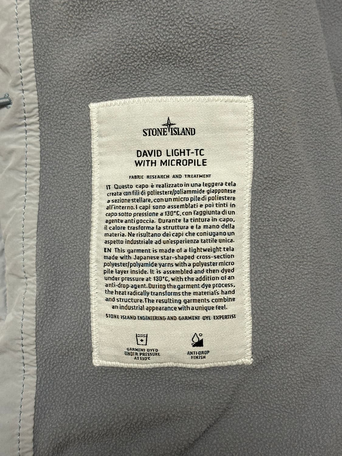 스톤아일랜드 다비드 tc 마이크로필 패딩 L(105) 국내판 상품이미지2