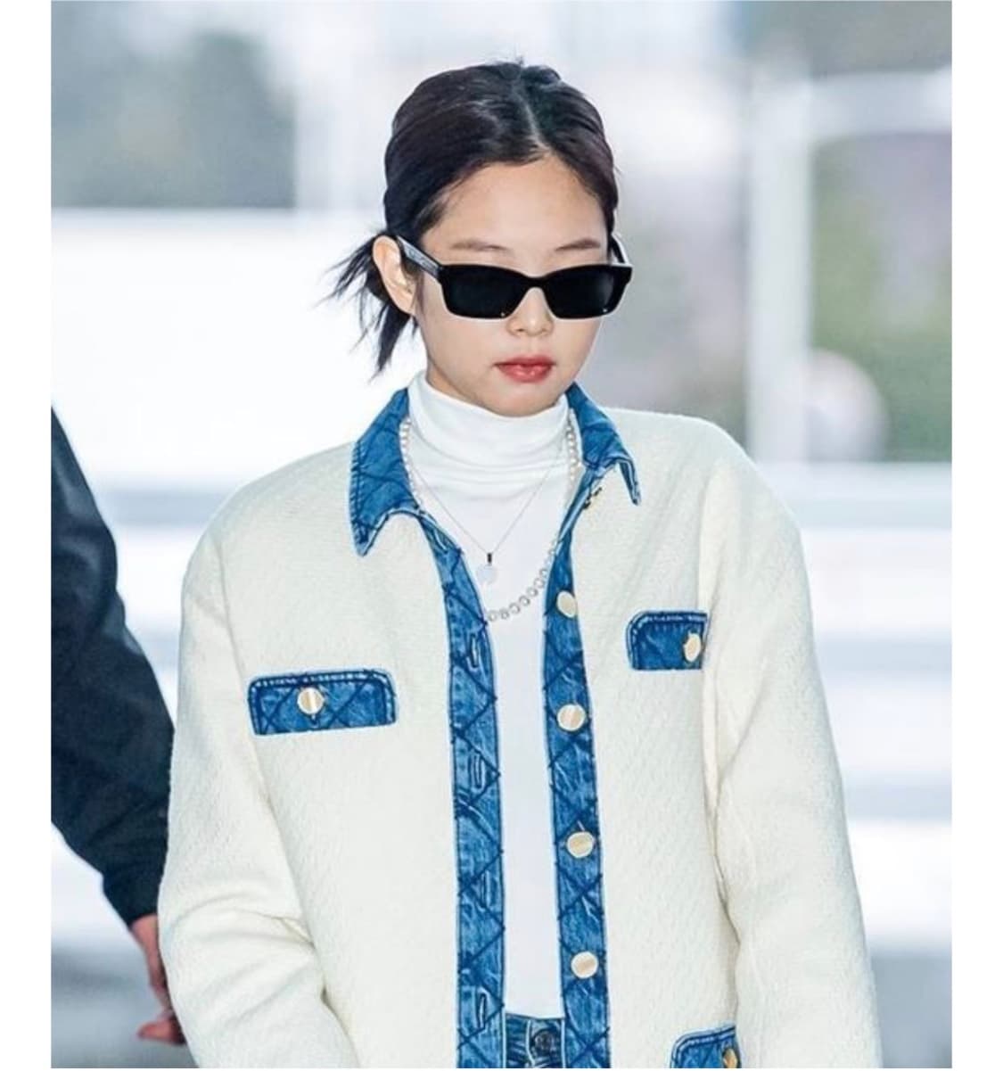 제니 산드로 트위드 데님 자켓 상품이미지1