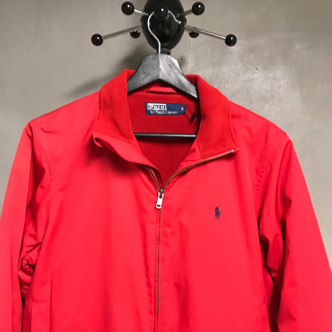 폴로 랄프로렌 기모 폴리쉘 자켓 레드 S 상품이미지2