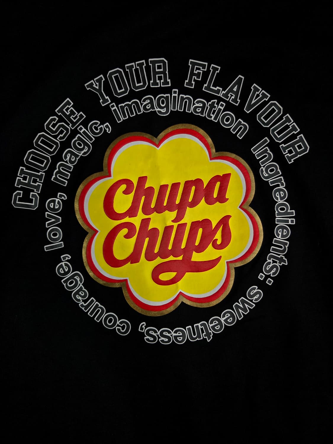 추파춥스 블랙 자수 티셔츠 상품이미지5