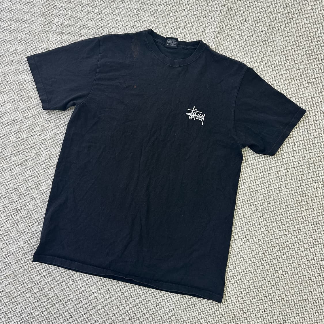 M 빈티지 블랙 반팔티 0417D 상품이미지1