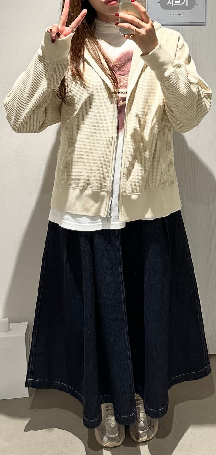 나나미카 데님 인디고 스커트 01 상품이미지4