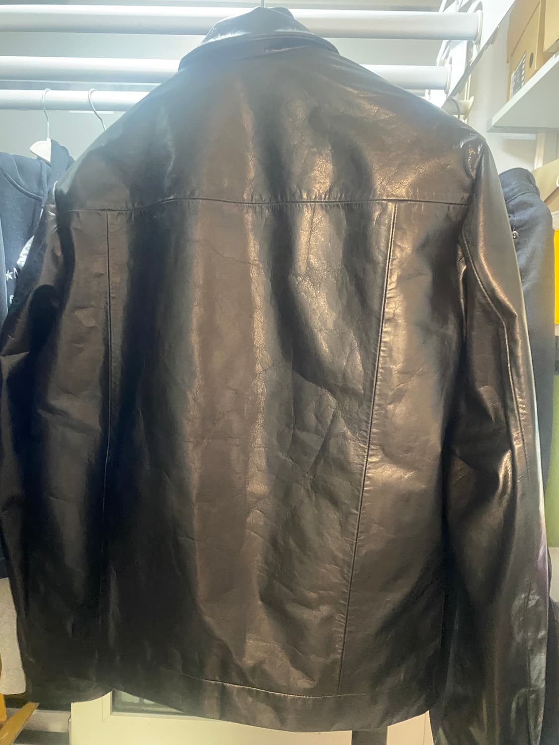 MONOLITH LEATHER JACKET BLACK  상품이미지3