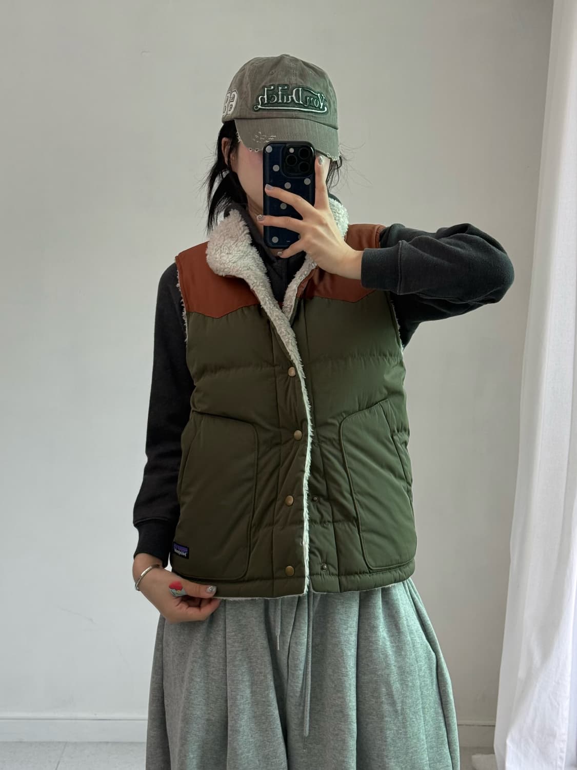 파타고니아 리버시블 조끼패딩 상품이미지3