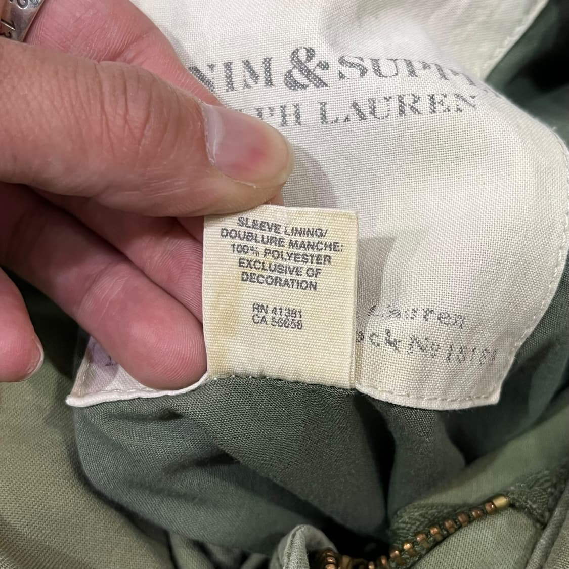 데님앤서플라이 랄프로렌 데님패치 워크자켓 y14252 상품이미지8