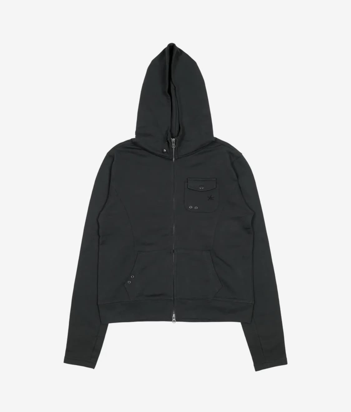 TCM easy pocket hooded zip-up (charcoal) 상품이미지1