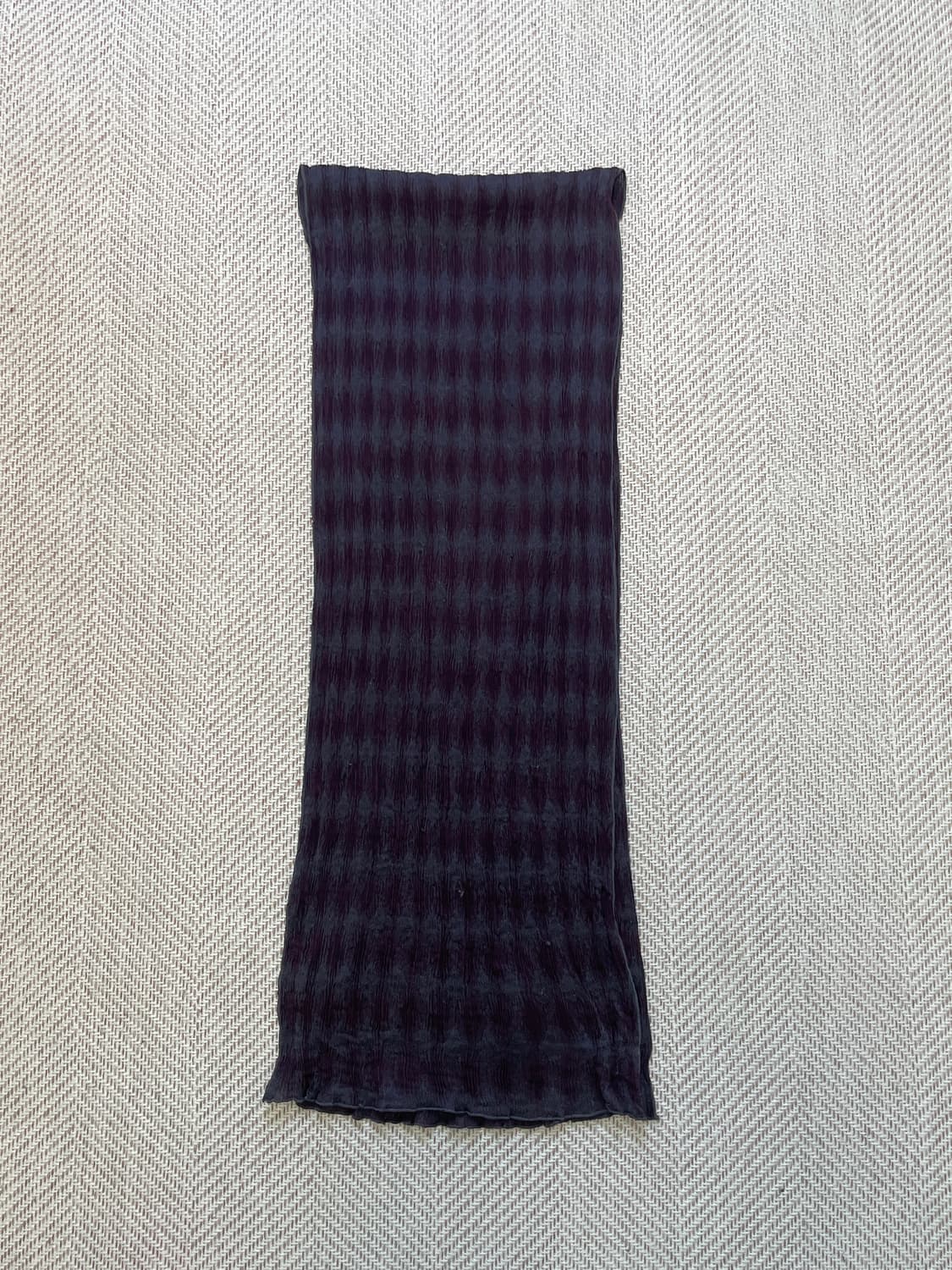 크링클 체크 텍스처 머플러  J04196 상품이미지5