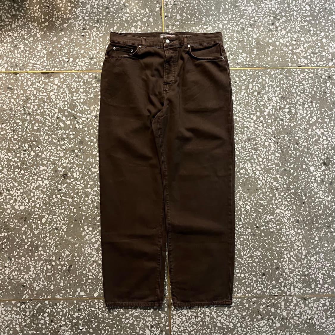 스투시 big ol jean 브라운 상품이미지2