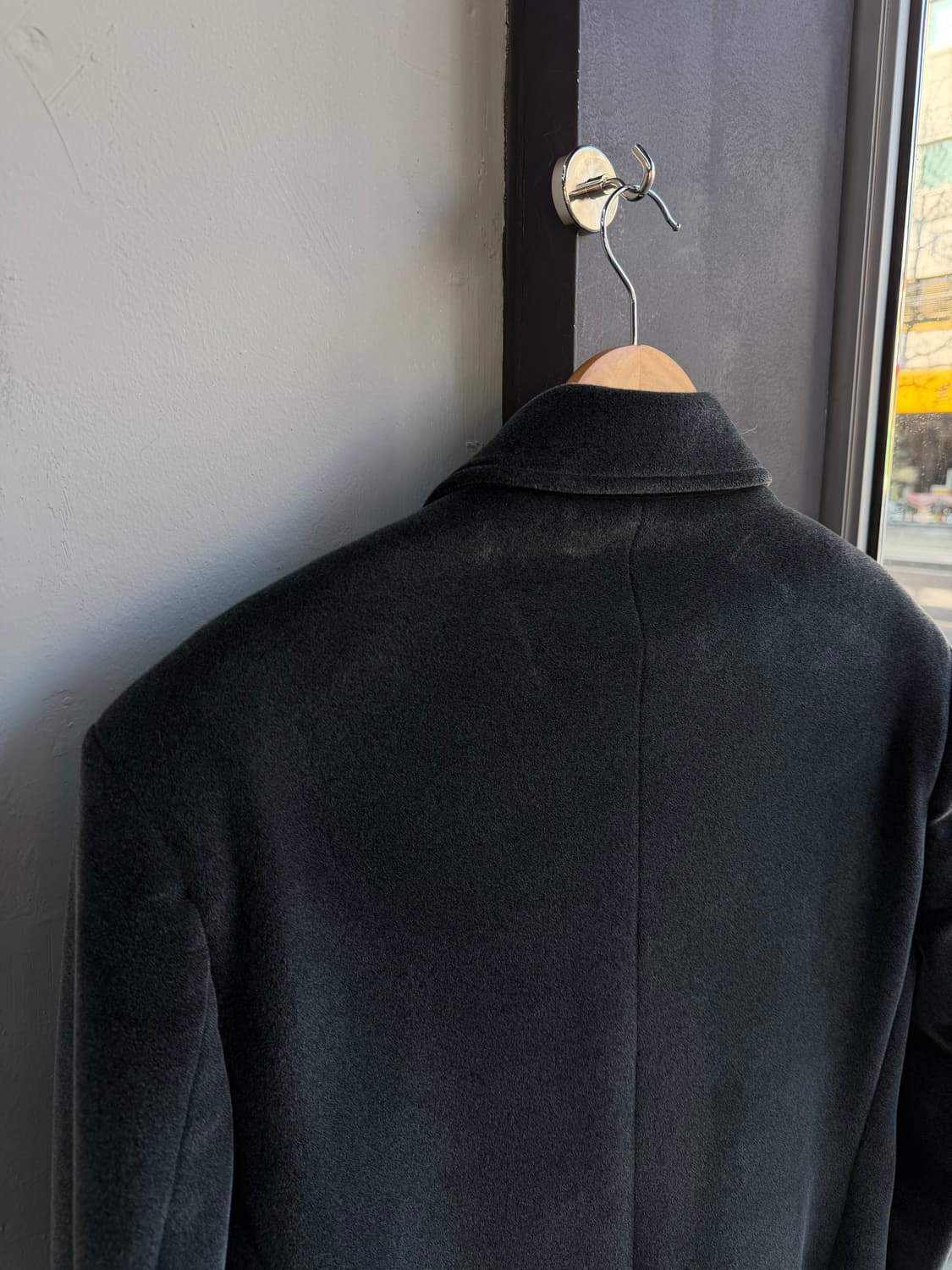 52/ 조르지오 아르마니 90AW 벨벳 울 코트자켓 상품이미지7