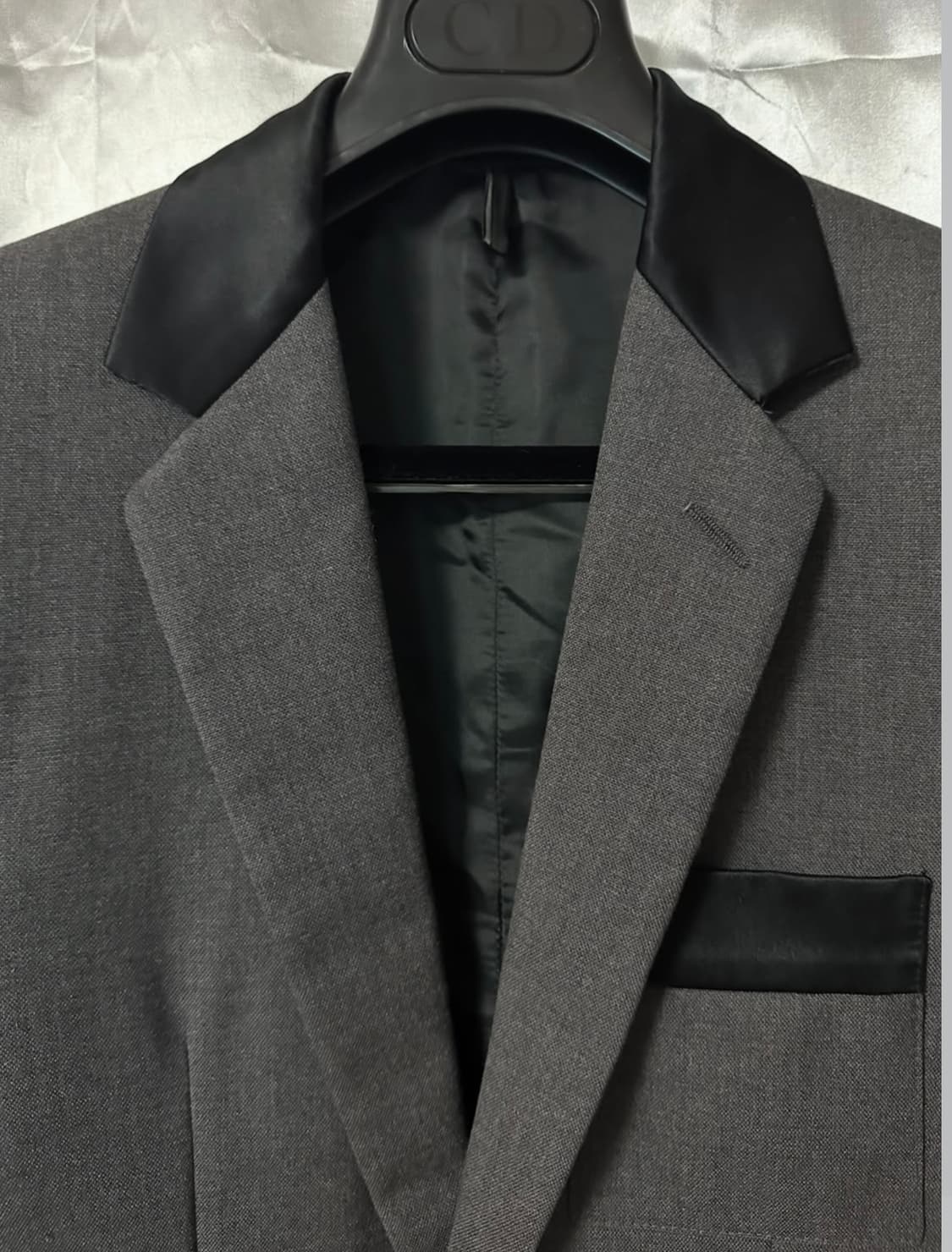 디올옴므 AW07 NAVIGAVE 새틴 카라 블레이저 상품이미지3