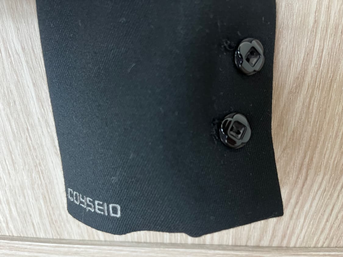 코이세이오 RIBBON JACKET BLACK 상품이미지6