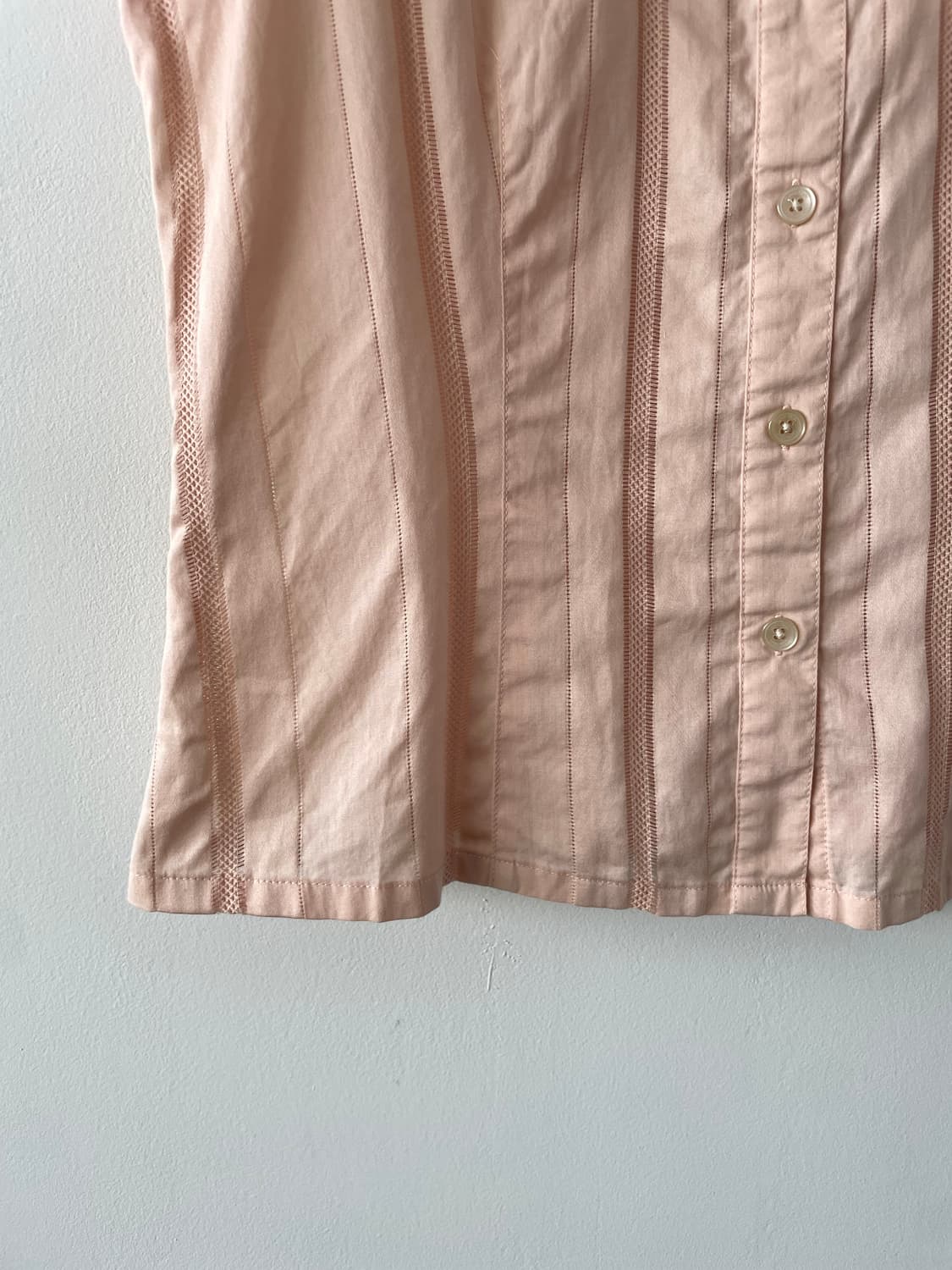 Calvin Klein pinstripe sleveless blouse 상품이미지4