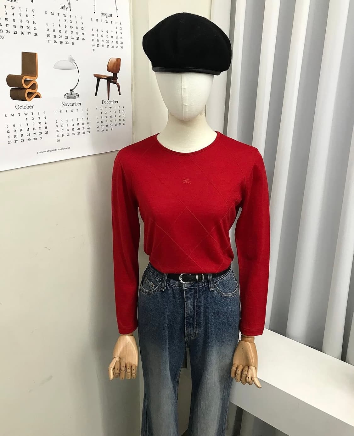 버버리 울 아가일 니트 상품이미지9