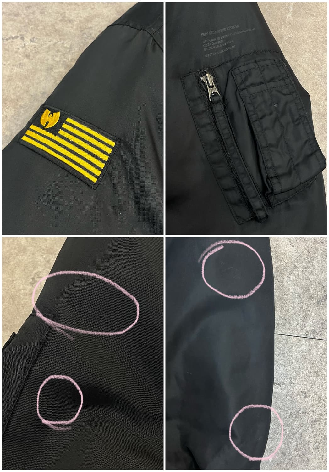 스테레오 바이널즈 우탱 클랜 ma1 블랙 L #csz3689 상품이미지10