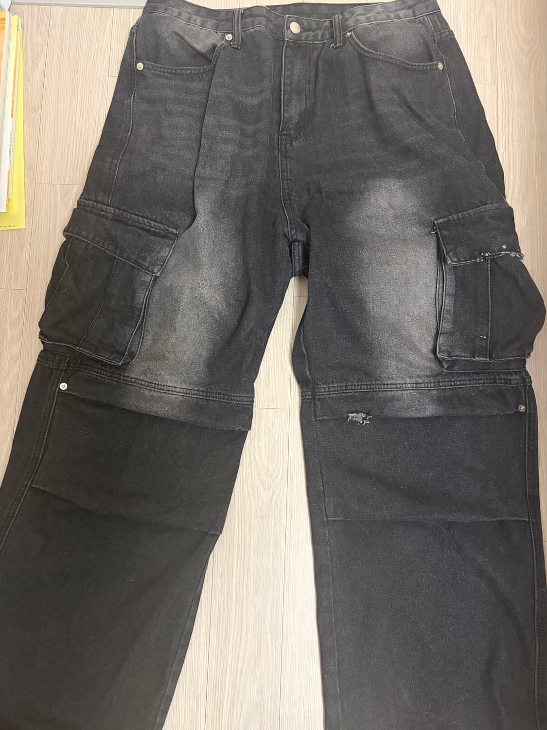 택포) 트릴리온 카고 리벳 데님 상품이미지4