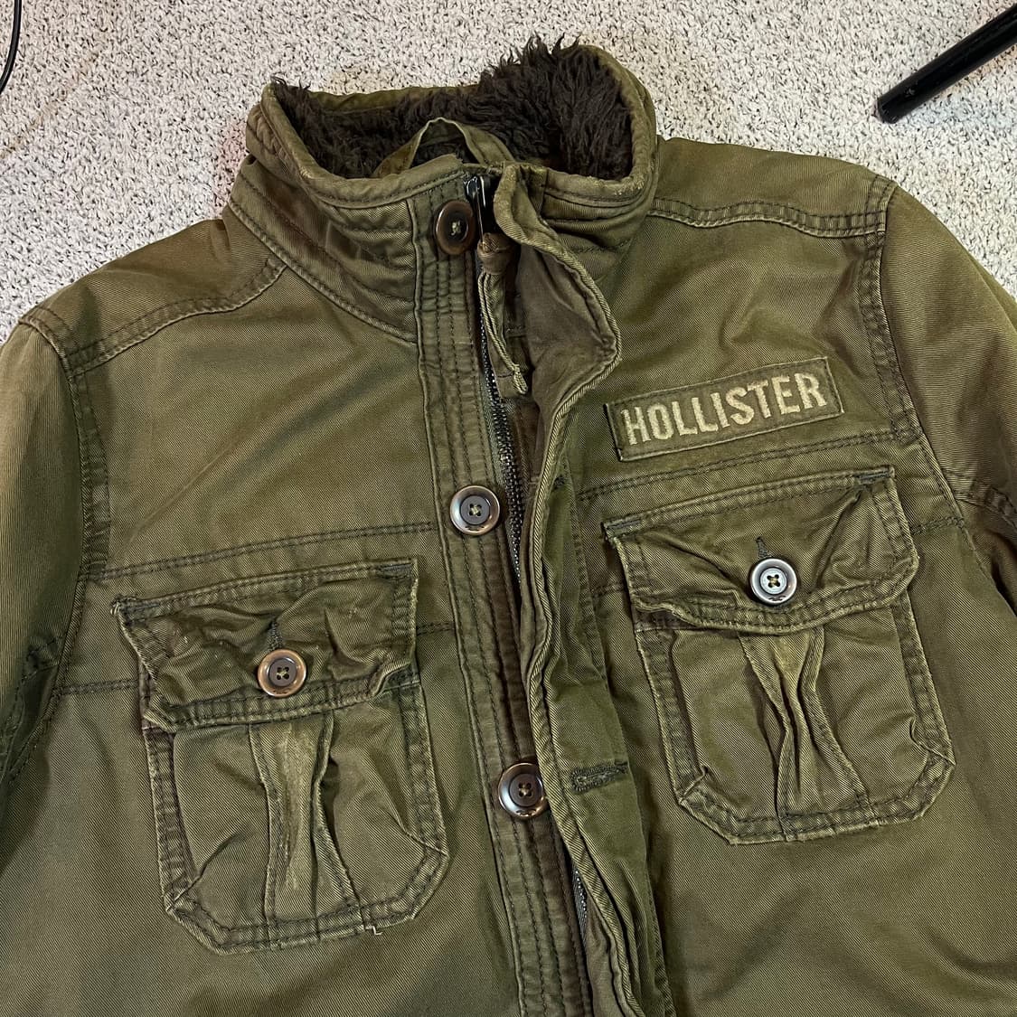 홀리스터 하이넥 필드자켓 상품이미지2