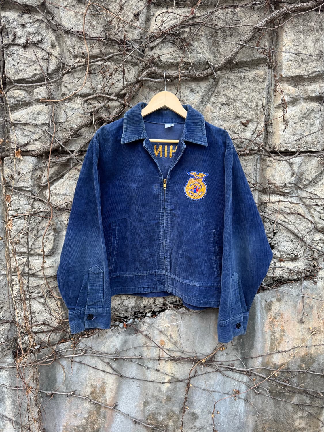 80s FFA 오리지널 코듀로이 자켓 빈티지 체인스티치 상품이미지2