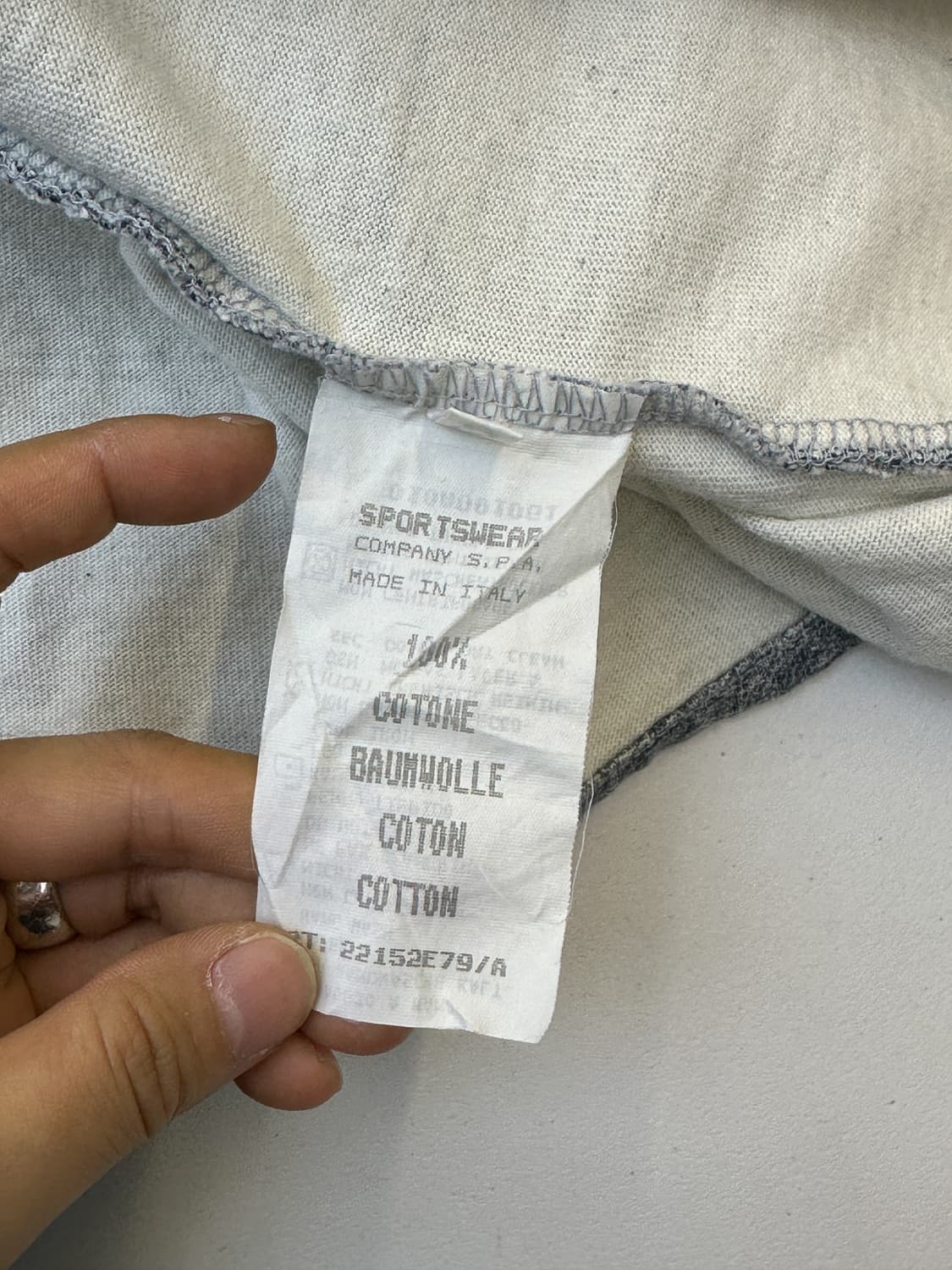 스톤아일랜드 95SS 스펠 로고 티셔츠 상품이미지7