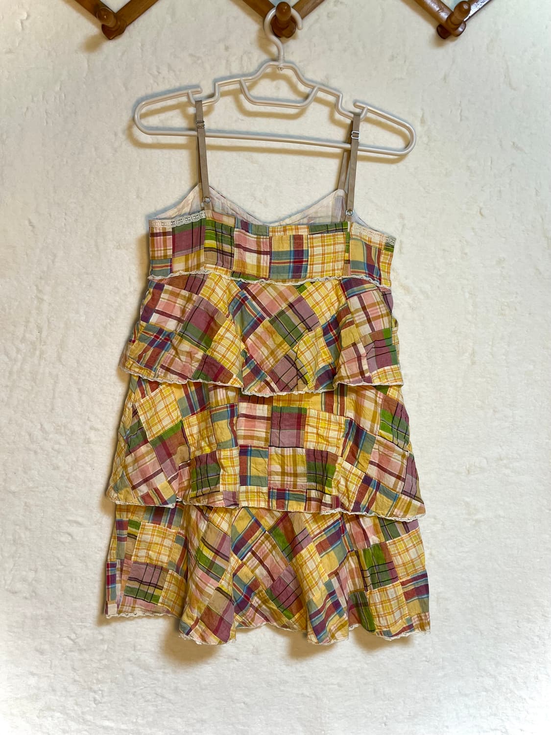 빈티지 하구미 리본 레이스 패치 원피스 상품이미지2