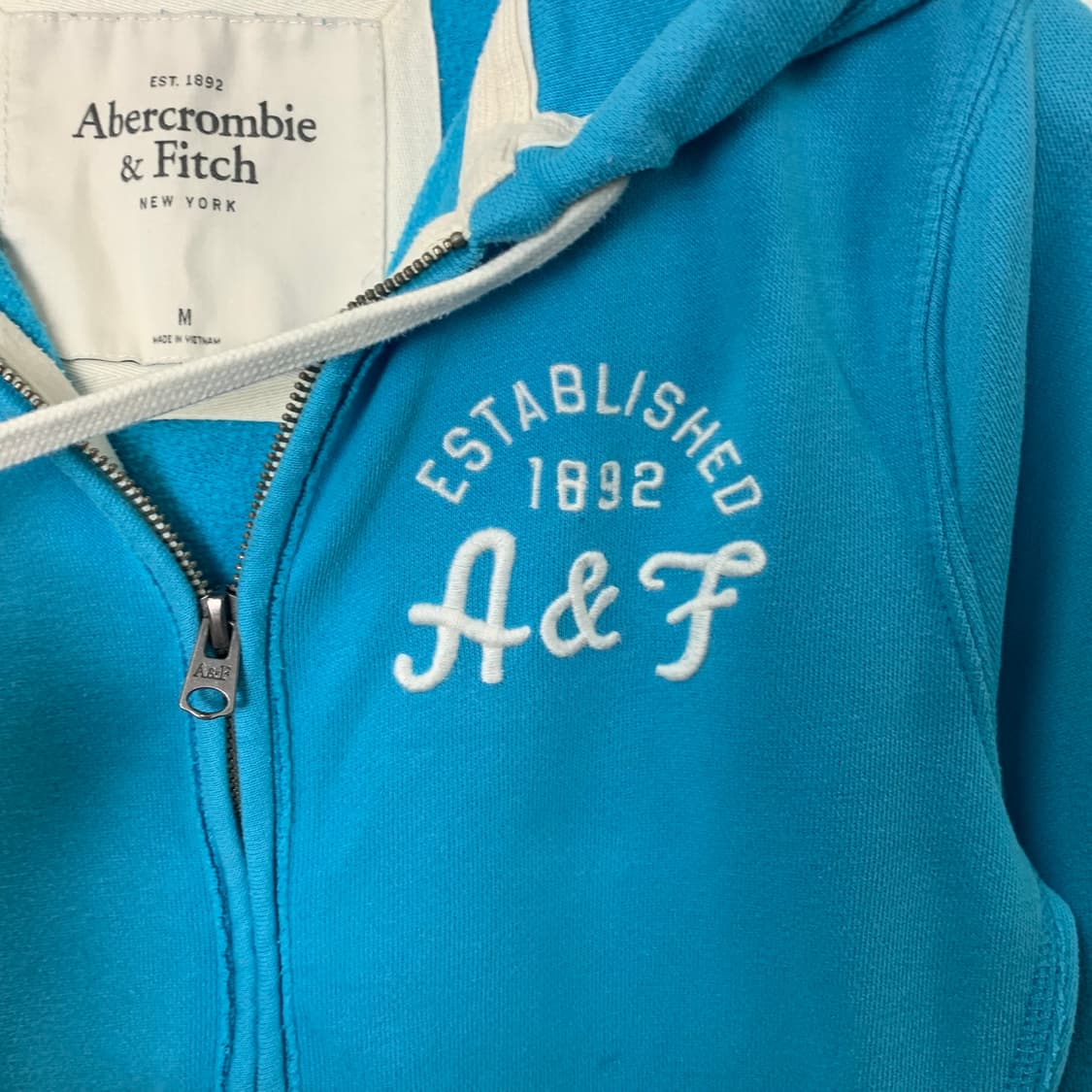 아베크롬비 y2k 와투케 스카이블루 후드집업  상품이미지4