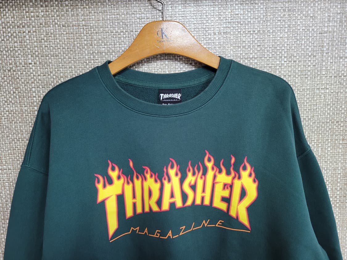 M사이즈 트레셔 오버핏 맨투맨 올드스쿨 힙합 상품이미지2